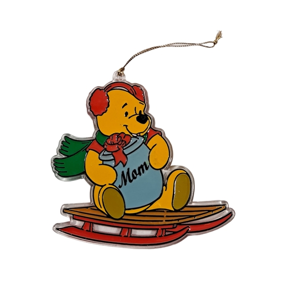 Disney Tigger & Winnie The Pooh Mom And Dad Acrylic Christmas Tree Ornaments - Picture 3 of 6